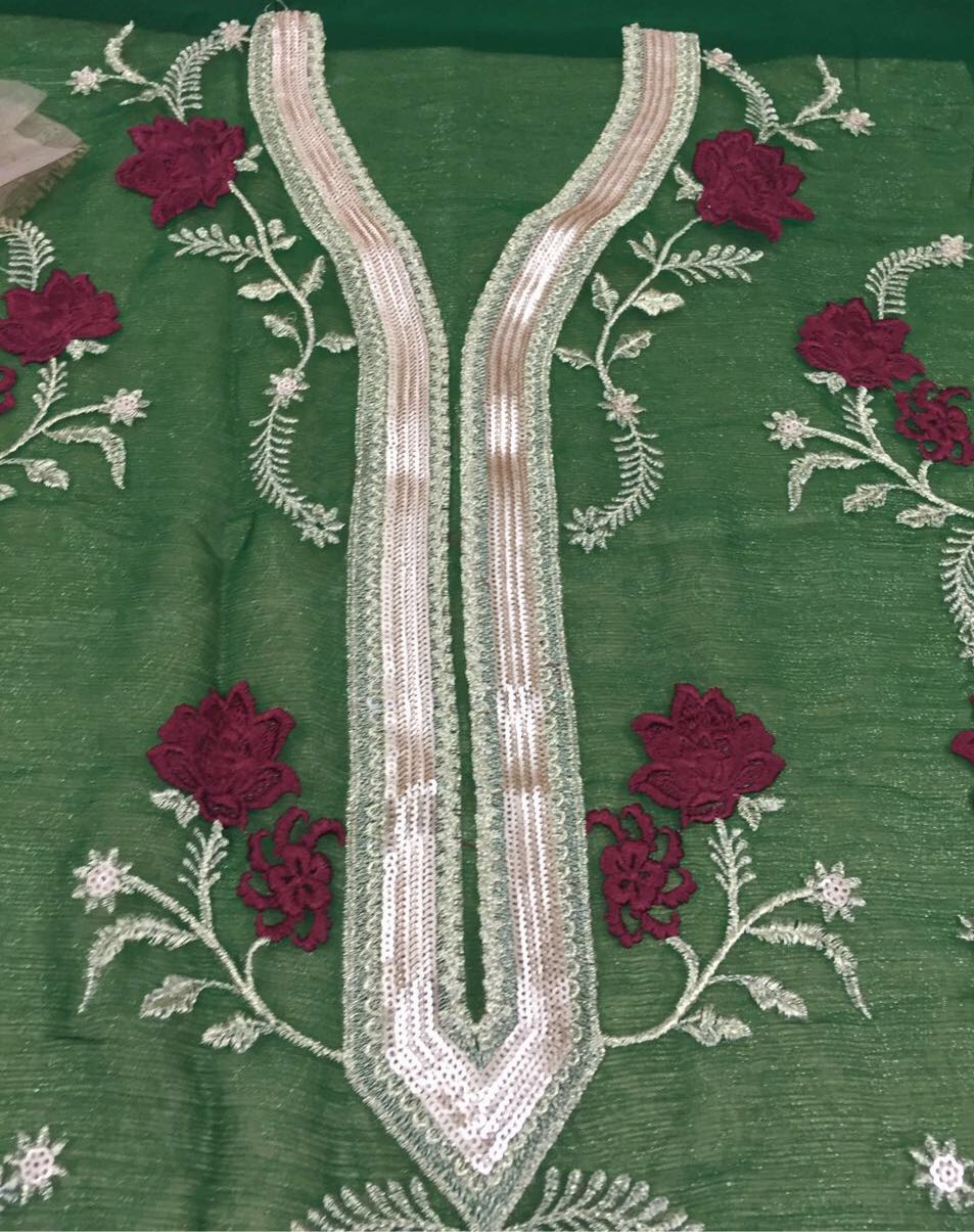 Asim Jofa Bridal Full Embroidered Chiffon 2016