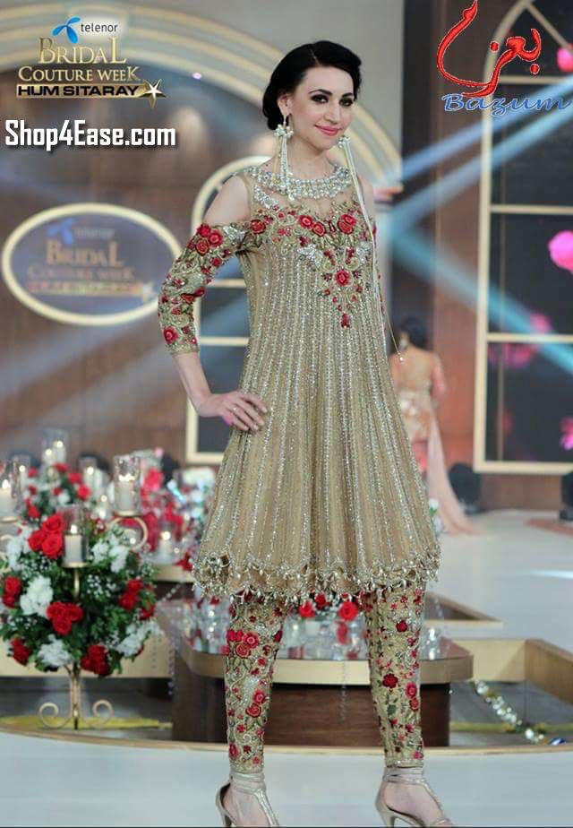 Mina Hassan Bridal Fawn Beauty 2016