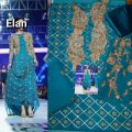 Elan Brdal Full Embroidered Chiffon 2016