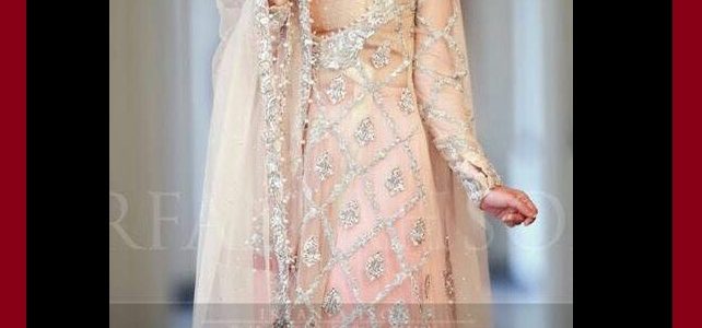 Maria.B Bridal Full Embroidered Chiffon 2016