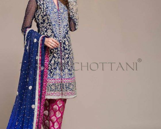 Zainab Chottani bridal chiffon Embroidered 2016