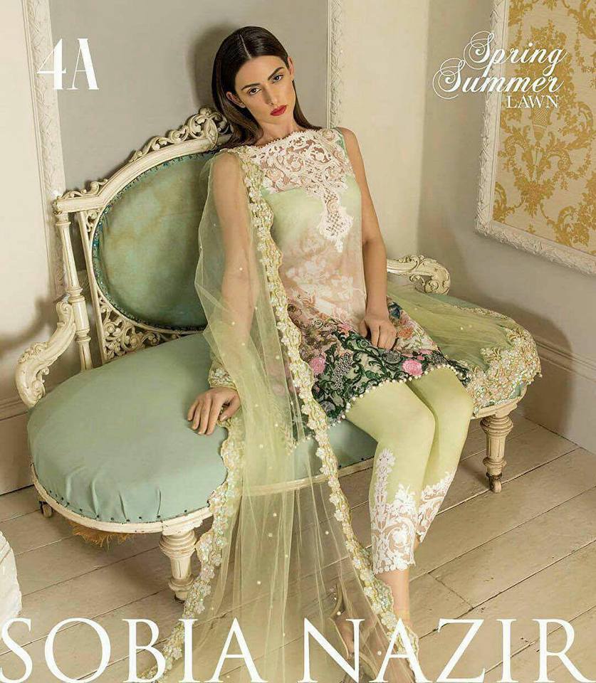 Sobia Nazir Lawn Embroidered Collection 2017