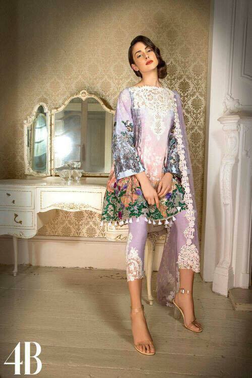 Sobia Nazir Lawn Embroidered 2017 Master copy Design 4b