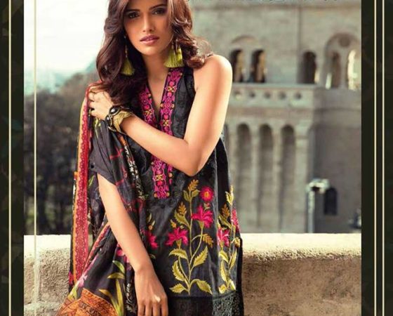 Mina Hassan Embroidered Lawn Collection 2017 FULL SET