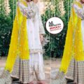 Zara Shahjahan Chiffon Embroidered 2020 with Net Emb Dupatta (3Pc)