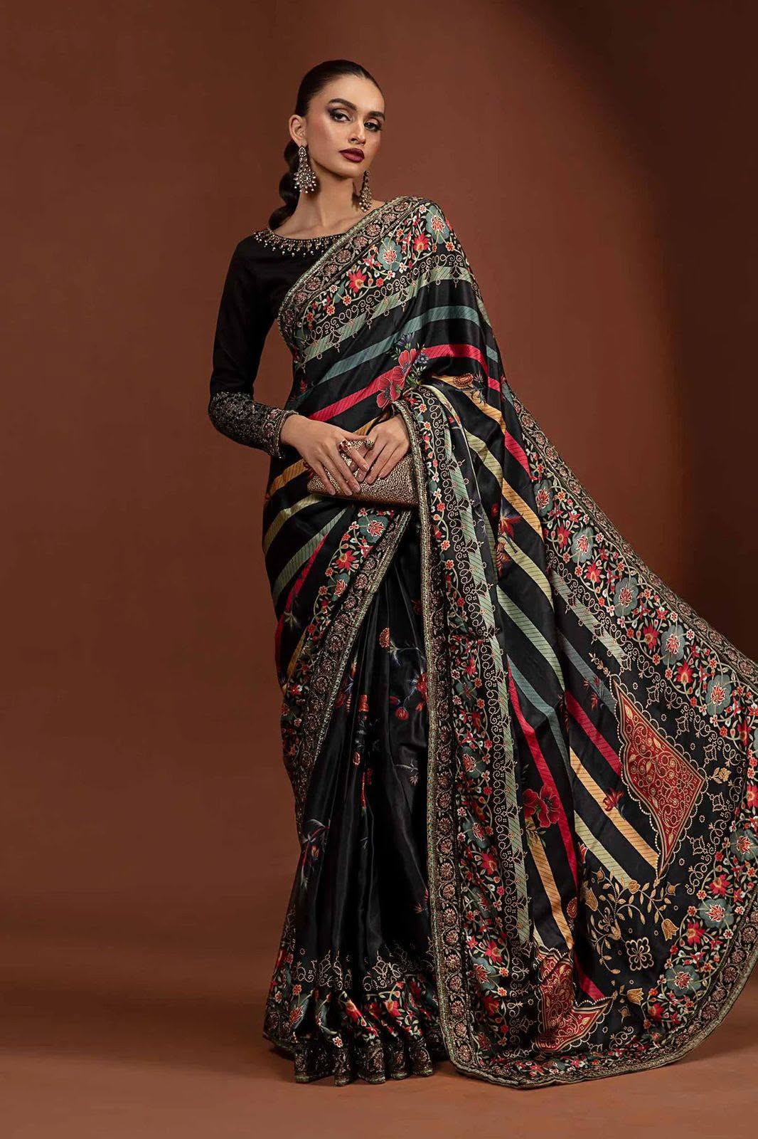 Maria B Silk Saaree